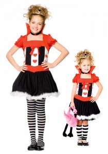 child queen of hearts girl costume
