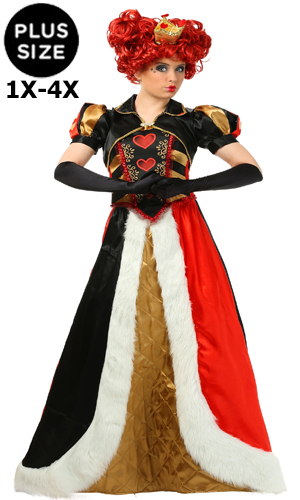 Plus Size Queen of Costumes on Sale! | Queen of Hearts Costume Ideas for Full Figured Women | Queen of Hearts Costumes for Halloween